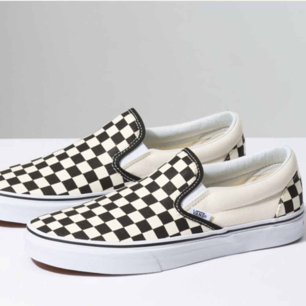 Checked Slip-On Vans